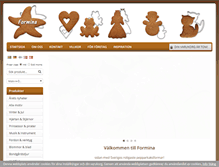 Tablet Screenshot of formina.se